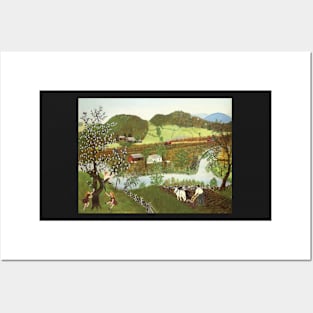 Grandma Moses Goes to the Big City Posters and Art